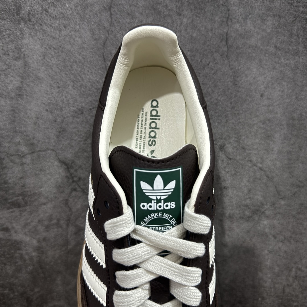 图片[8]-【渠道纯原】AD Original Samba OG 复古经典轻便板鞋 白酒红生胶 JR0891 口碑大厂出品 品控大底版型不断改良更新 全套原纸板楦头开发 确保原汁原味 完美呈现桑巴版型 一比一鞋头弧度高度鞋身弧度 此版本只针对中端市场 皮料材质有所更替 其他数据细节工艺流程均保持一致 绝不口嗨 细节品控鞋型随意对比 正确烫金高频细节 原装纳米超迁皮料 独家私模橡胶大底 原盒原配 尺码：35.5 36 36.5 37.5 38 38.5 39 40 40.5 41 42 42.5 43 44 44.5 45-选品中心