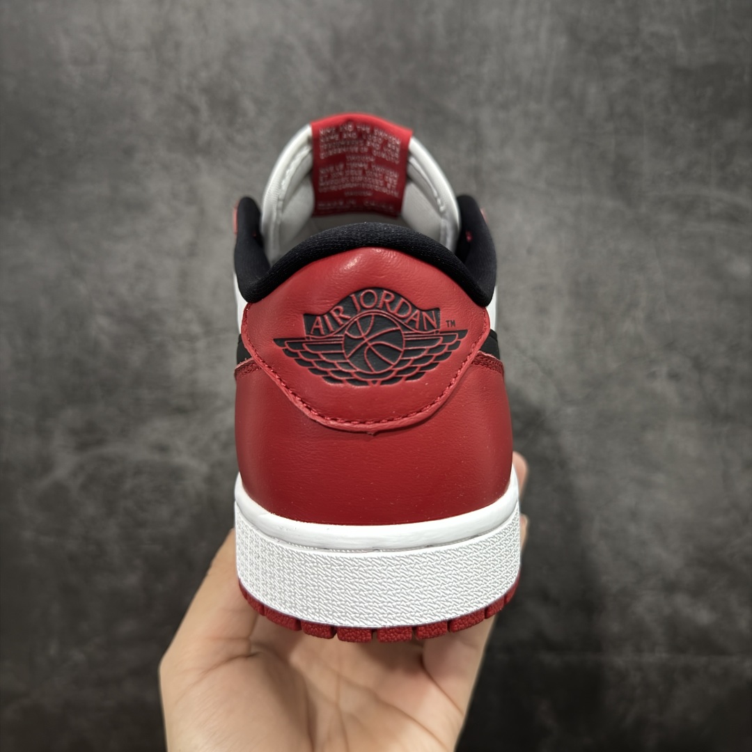 图片[4]-【PK纯原】Air Jordan 1 Low og AJ1乔1低帮男子文化篮球鞋 白红芝加哥 HQ6998-600 国内一线头部知名大厂出品 高端外贸零售专供品质 原鞋原楦头纸板开发 原厂防尘纸 极致一眼正品既视感 尺码：40 40.5 41 42 42.5 43 44 44.5 45 46 47.5-选品中心