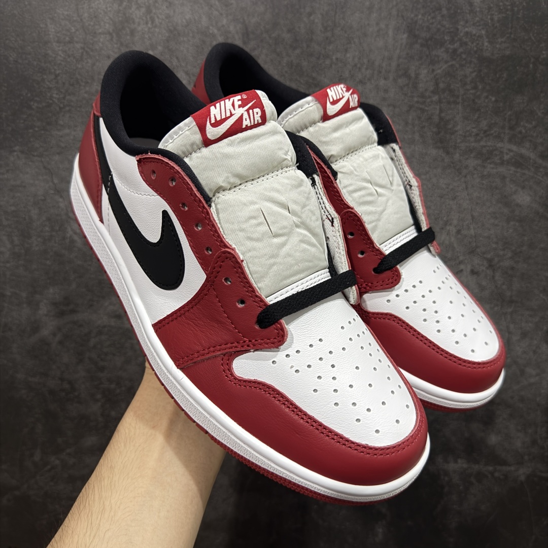 【PK纯原】Air Jordan 1 Low og AJ1乔1低帮男子文化篮球鞋 白红芝加哥 HQ6998-600 国内一线头部知名大厂出品 高端外贸零售专供品质 原鞋原楦头纸板开发 原厂防尘纸 极致一眼正品既视感 尺码：40 40.5 41 42 42.5 43 44 44.5 45 46 47.5-选品中心