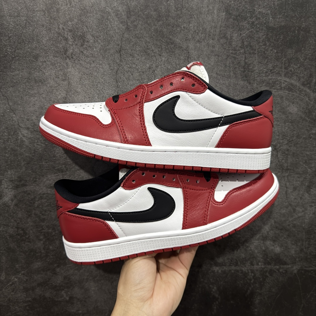 【纯原】Air Jordan 1 Low og AJ1乔1低帮男子文化篮球鞋 白红芝加哥 HQ6998-