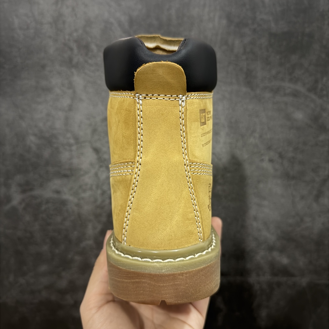 图片[4]-【莞产纯原】CAT /卡特经典畅销款官网常年主打款 历年经典热销大黄靴 面料采用意大利进口磨砂牛皮 堪称正品复印全新出炉 工艺品质基本无法辨别出真假 专为高端海淘代购客户准备 此款每年销量爆炸 由于纯手工机打走线 做工极其复杂 在保证品质的情况下 工厂产量有限 基本上供不应求永不开胶技术 五金 皮质材料 固特异橡胶牛筋大底 各处小细节只和正品对比 尺码：39 40 41 42 43 44 （皮鞋码）-选品中心