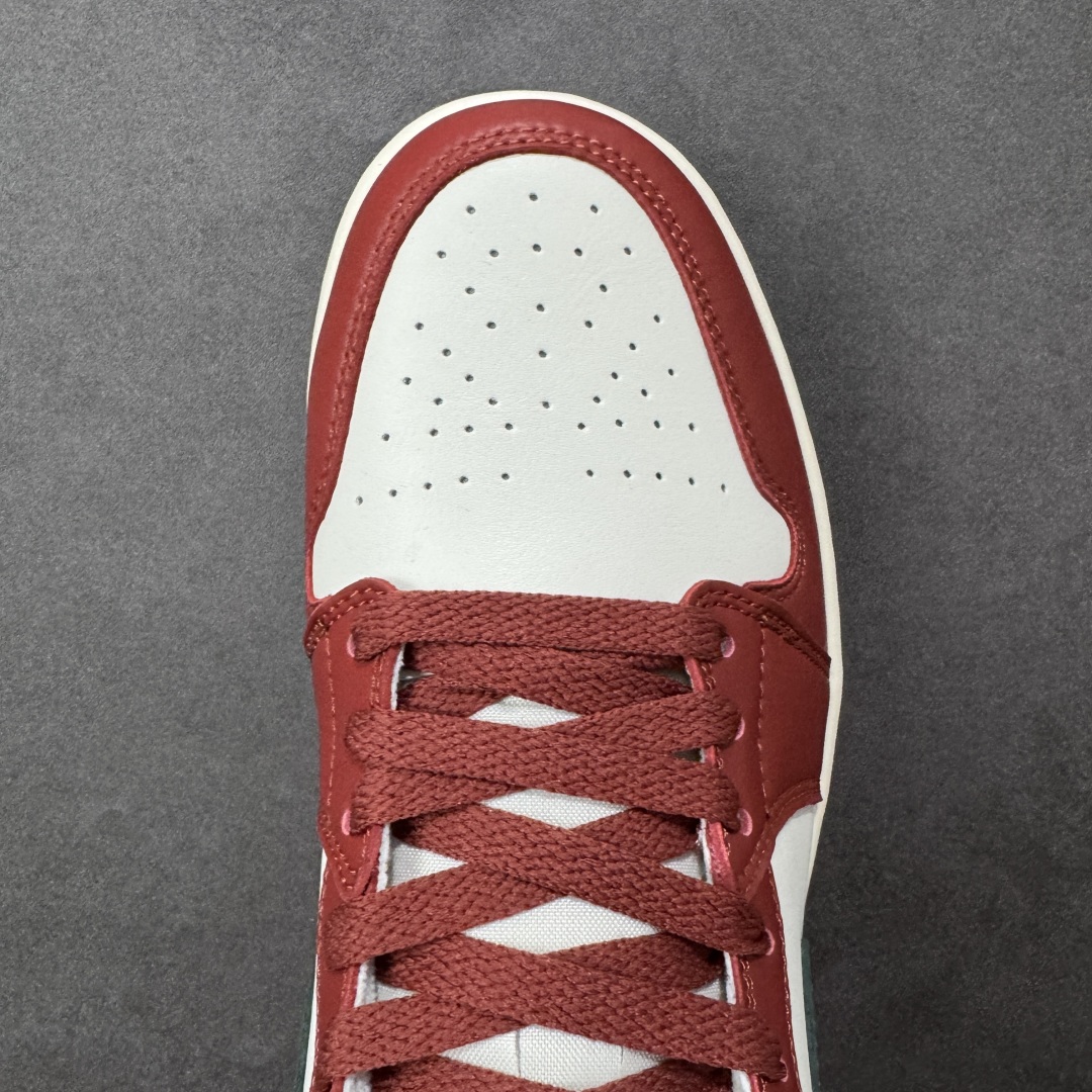 图片[8]-【K版纯原】头层 耐克Nike Air Jordan 1 Mid\”Tan/Red beans\”AJ1乔丹一代中帮经典复古文化休闲运动篮球鞋 采用组合牛剖革鞋面材质#中底注胶孔内置真Sole气垫#原数据开发模具大底 货号：DQ8426-105 尺码：36～46B 编码：YQA240250-选品中心