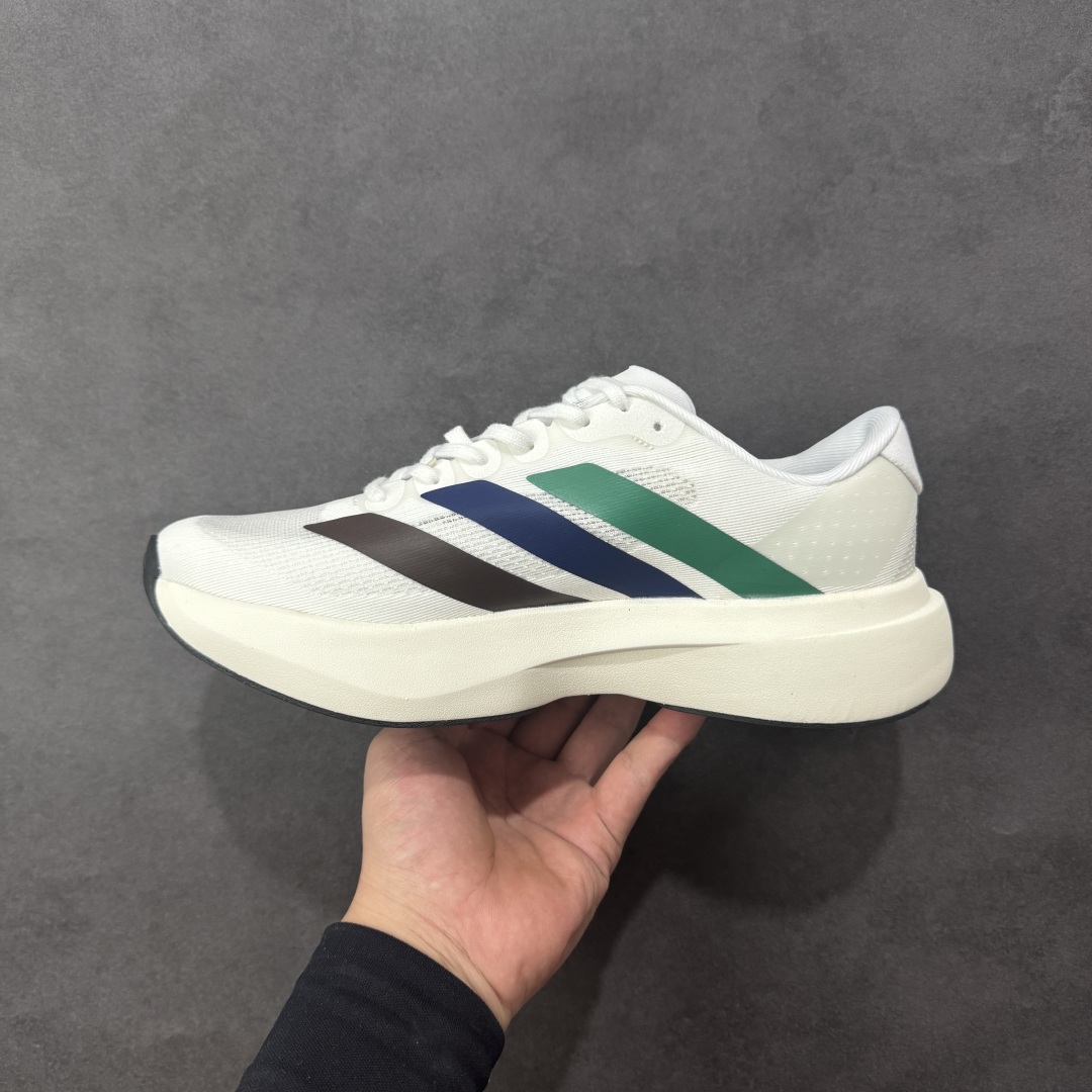 图片[2]-【公司级】Ad Adizero Evo SL 轻盈跑鞋 耐磨减震专业跑步鞋 冲向目标，一路向前，不断挑战和突破自我 无论是平时训练还是马拉松，让这款adidas跑步鞋伴你畅快开跑 兼具舒适性和结构感，搭载Lightstrike科技，为步伐注入活力 货号：KI3393 尺码：36 36.5 37 38 38.5 39 40 40.5 41 42 42.5 43 44 44.5 45 46 编码：FSB220230-选品中心