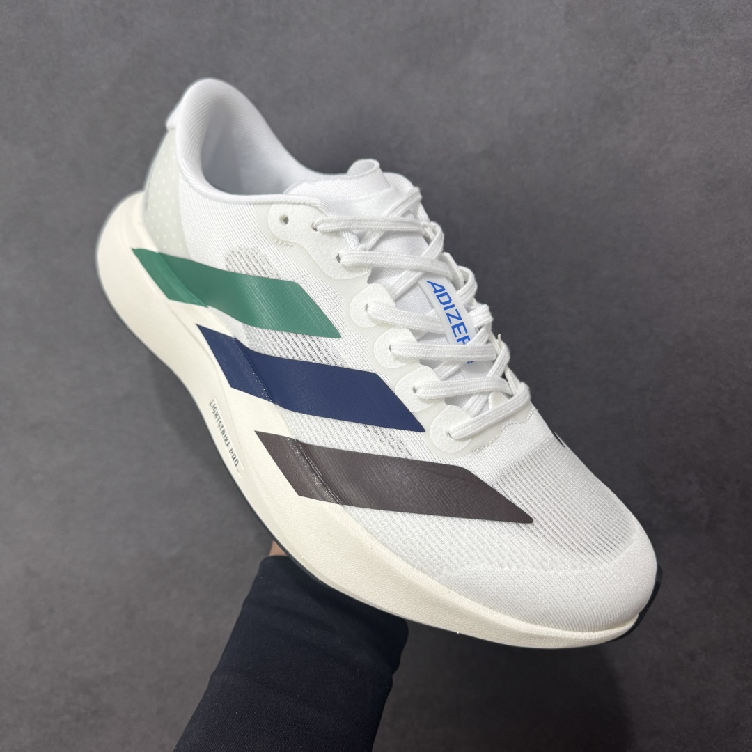 图片[3]-【公司级】Ad Adizero Evo SL 轻盈跑鞋 耐磨减震专业跑步鞋 冲向目标，一路向前，不断挑战和突破自我 无论是平时训练还是马拉松，让这款adidas跑步鞋伴你畅快开跑 兼具舒适性和结构感，搭载Lightstrike科技，为步伐注入活力 货号：KI3393 尺码：36 36.5 37 38 38.5 39 40 40.5 41 42 42.5 43 44 44.5 45 46 编码：FSB220230-选品中心