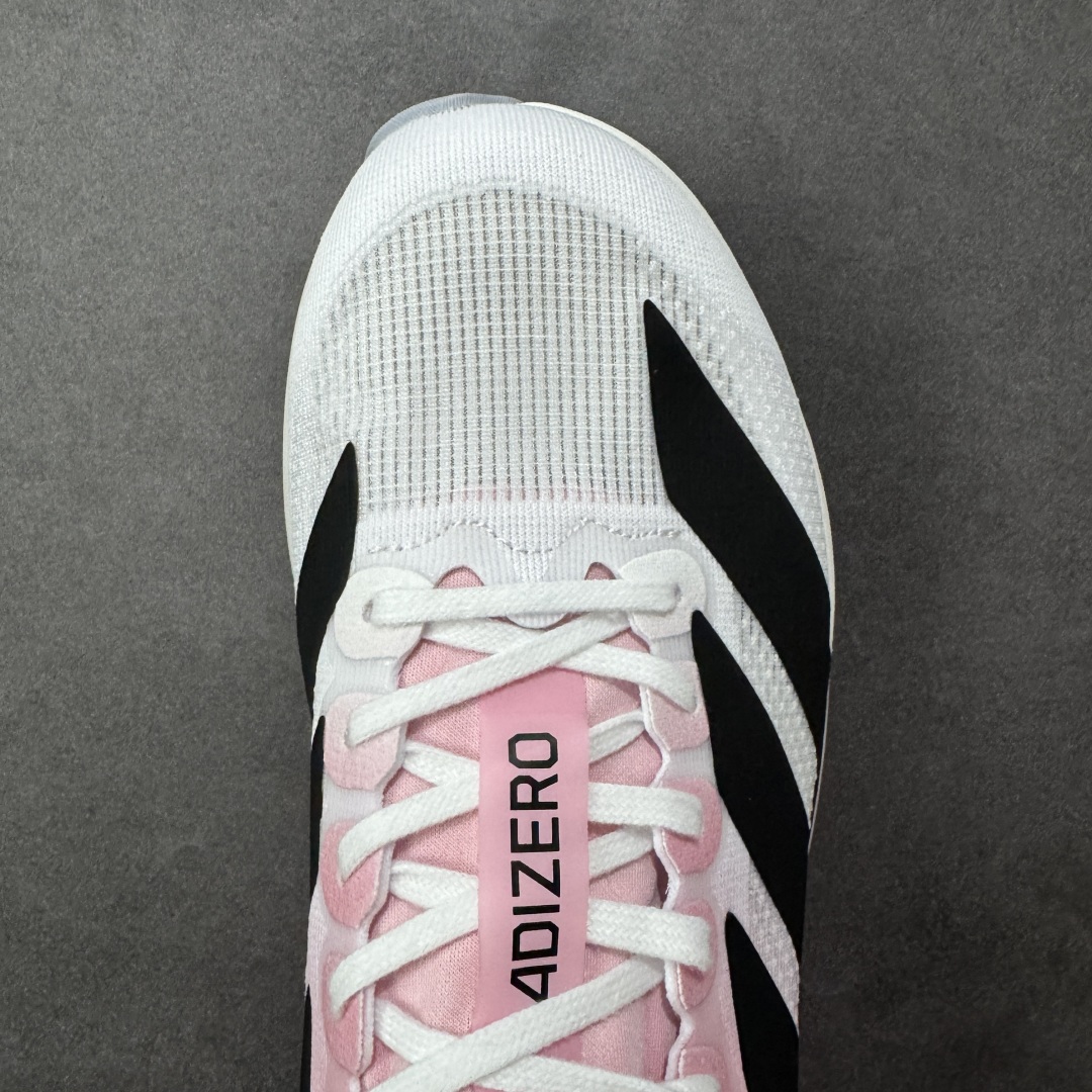 图片[8]-【公司级】Ad Adizero Evo SL 轻盈跑鞋 耐磨减震专业跑步鞋 冲向目标，一路向前，不断挑战和突破自我 无论是平时训练还是马拉松，让这款adidas跑步鞋伴你畅快开跑 兼具舒适性和结构感，搭载Lightstrike科技，为步伐注入活力 货号：JH6205 尺码：36 36.5 37 38 38.5 39 40 40.5 41 42 42.5 43 44 44.5 45 编码：FSB210220-选品中心