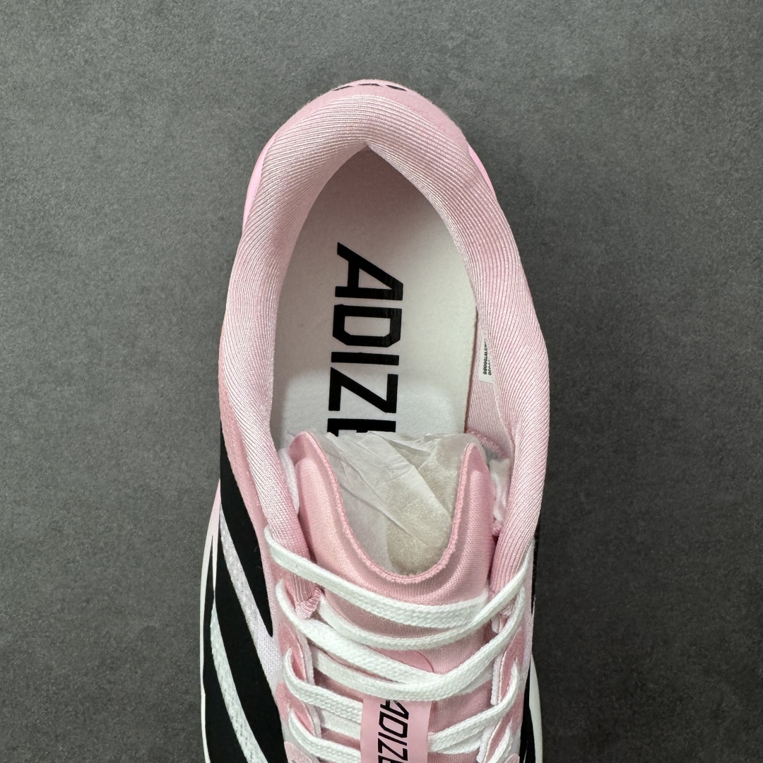图片[7]-【公司级】Ad Adizero Evo SL 轻盈跑鞋 耐磨减震专业跑步鞋 冲向目标，一路向前，不断挑战和突破自我 无论是平时训练还是马拉松，让这款adidas跑步鞋伴你畅快开跑 兼具舒适性和结构感，搭载Lightstrike科技，为步伐注入活力 货号：JH6205 尺码：36 36.5 37 38 38.5 39 40 40.5 41 42 42.5 43 44 44.5 45 编码：FSB210220-选品中心