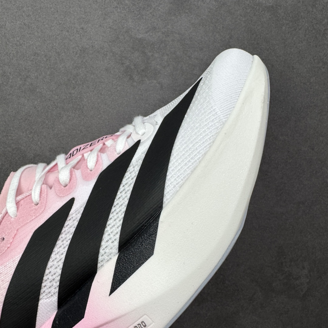 图片[5]-【公司级】Ad Adizero Evo SL 轻盈跑鞋 耐磨减震专业跑步鞋 冲向目标，一路向前，不断挑战和突破自我 无论是平时训练还是马拉松，让这款adidas跑步鞋伴你畅快开跑 兼具舒适性和结构感，搭载Lightstrike科技，为步伐注入活力 货号：JH6205 尺码：36 36.5 37 38 38.5 39 40 40.5 41 42 42.5 43 44 44.5 45 编码：FSB210220-选品中心
