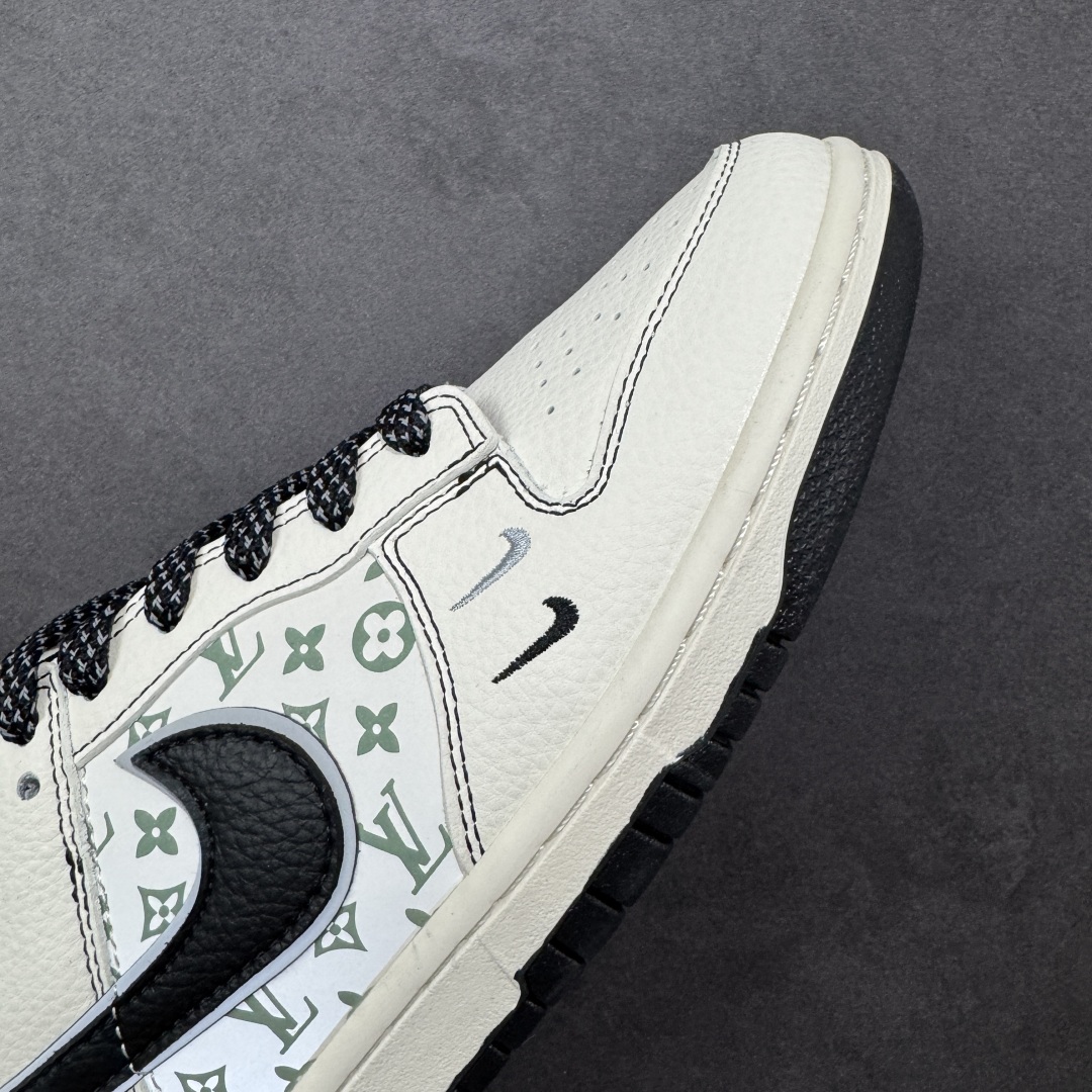 图片[5]-【定制版】Nike SB Dunk Low LV联名 印花米黑勾 高端定制 低帮休闲板鞋  #定制鞋盒 大厂纯原品质出货 超高清洁度 皮料切割干净无任何毛边 细节完美 货号：HH7518-095  尺码：36 36.5 37.5 38 38.5 39 40 40.5 41 42 42.5 43 44 44.5 45-选品中心