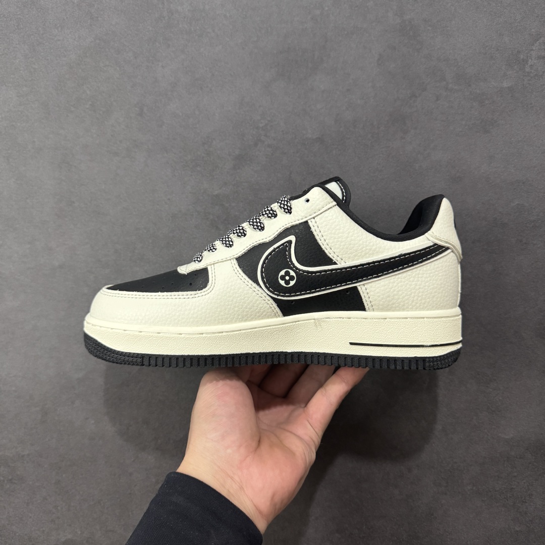 图片[2]-【定制版】Nike Air Force 1\’07 Low LV联名 米黑印花 空军一号低帮休闲板鞋  #原楦头原纸板 原装鞋盒 定制五金配件 内置全掌气垫 原厂鞋底 货号：DD1982-321  尺码：36 36.5 37.5 38 38.5 39 40 40.5 41 42 42.5 43 44 44.5 45-选品中心