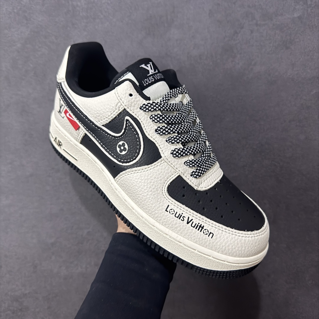 图片[3]-【定制版】Nike Air Force 1\’07 Low LV联名 米黑印花 空军一号低帮休闲板鞋  #原楦头原纸板 原装鞋盒 定制五金配件 内置全掌气垫 原厂鞋底 货号：DD1982-321  尺码：36 36.5 37.5 38 38.5 39 40 40.5 41 42 42.5 43 44 44.5 45-选品中心