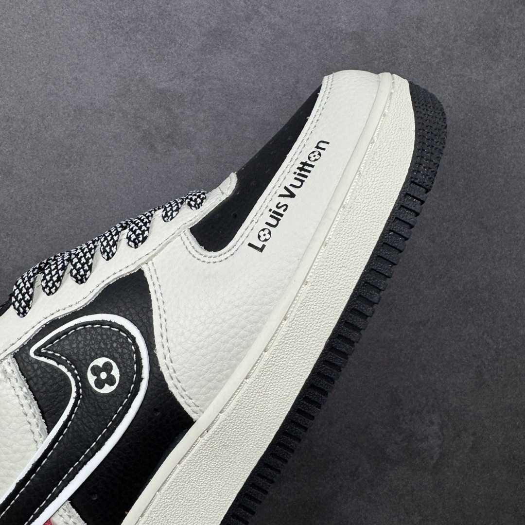 图片[5]-【定制版】Nike Air Force 1\’07 Low LV联名 米黑印花 空军一号低帮休闲板鞋  #原楦头原纸板 原装鞋盒 定制五金配件 内置全掌气垫 原厂鞋底 货号：DD1982-321  尺码：36 36.5 37.5 38 38.5 39 40 40.5 41 42 42.5 43 44 44.5 45-选品中心