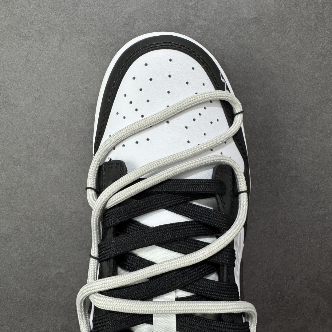 图片[8]-【定制版】Nike SB Dunk Low 绑带 周年高端定制 低帮休闲板鞋 DD1391-100  #定制鞋盒 超高清洁度 皮料切割干净无任何毛边 细节完美   尺码：40 40.5 41 42 42.5 43 44 44.5 45 46 编码：HXSB330340-选品中心