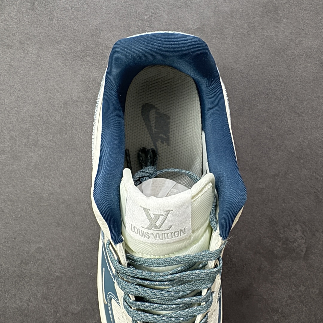 图片[7]-【定制版】Nike Air Force 1\’07 Low LV联名 拼接彩勾 空军一号低帮休闲板鞋  #原楦头原纸板 原装鞋盒 定制五金配件 内置全掌气垫 原厂鞋底 货号：DD1982-301  尺码：36 36.5 37.5 38 38.5 39 40 40.5 41 42 42.5 43 44 44.5 45 编码：HXSA310320-选品中心