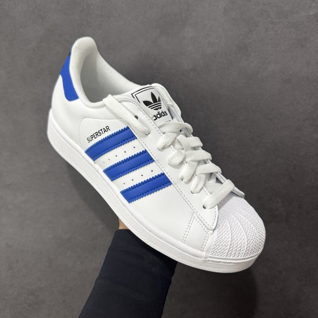 图片[3]-【H11纯原】adidas originals Superstar 2 舒适百搭 轻便透气 低帮板鞋 超经典的贝壳鞋款全新升级啦 加宽了鞋带的设计，鞋口的海绵填充的也更多 鞋底上脚更柔软 欢迎来感受一下2.0贝壳头板鞋 #独家原盒 原底原料 开模打造 #原厂织唛鞋标 高精密准度 #原楦原纸板开发 匹配原版98%以上 #后跟垫棉独家呈现 反口里弧度正确 #原厂鞋垫 背胶 后跟电绣针数 与正品一致 #原厂皮料 原厂车缝线 质感无敌 #皮料切割干净 无任何毛边 清洁度细节完美 货号：JQ4729 尺码：35.5 36 36.5 37.5 38 38.5 39 40-选品中心