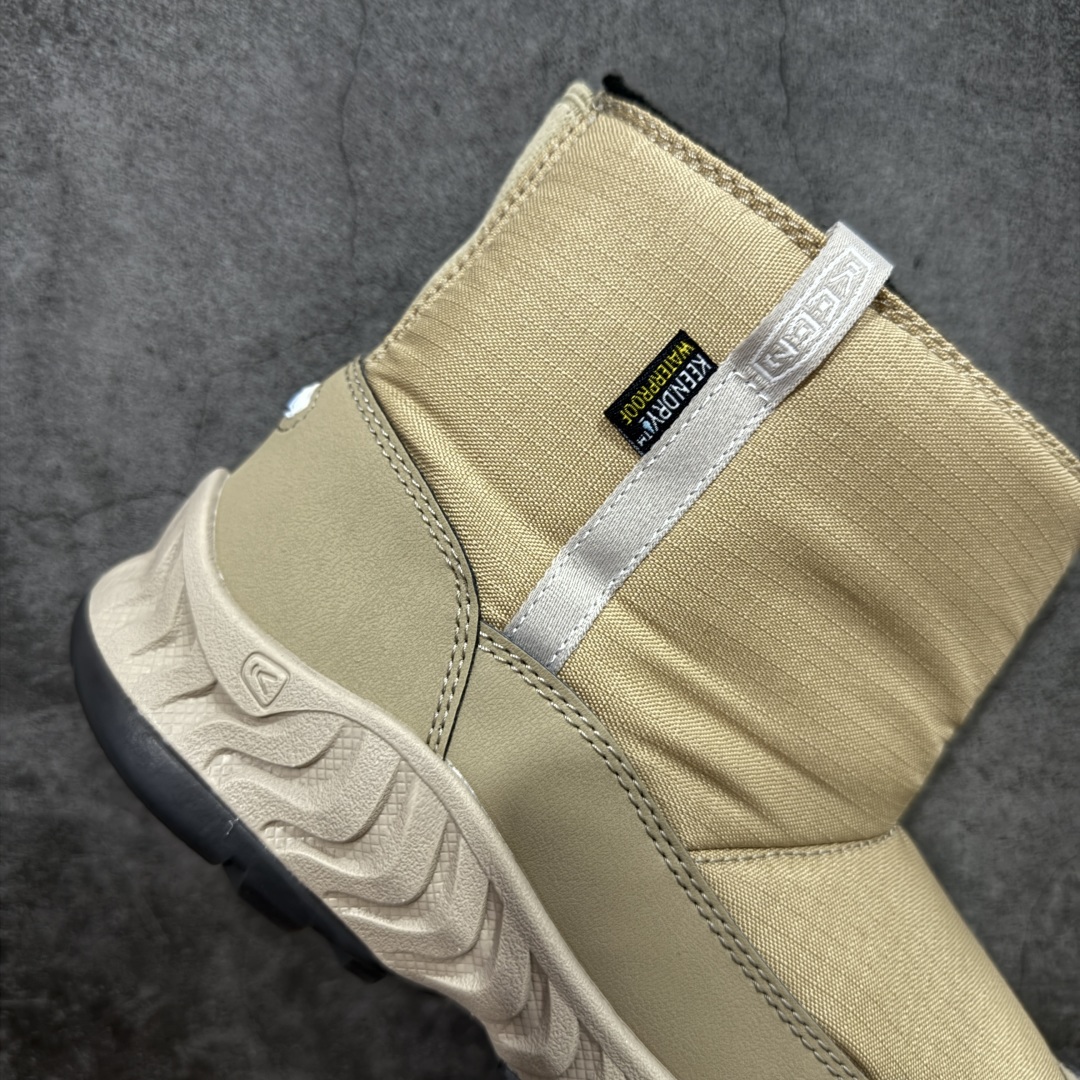 图片[7]-【绿x版】KEEN 科恩Hoodzerra Nxis Wp 圆头 减震耐磨 高帮 户外休闲鞋防水高帮 女鞋 纯原大厂出品 1比1原版打造 原材料gtx防水鞋面 真正做到防水防雾 内里轻绒 适合秋冬季节户外休闲穿搭 防滑耐磨大底 功能性十足 尺码：35.5-39-选品中心