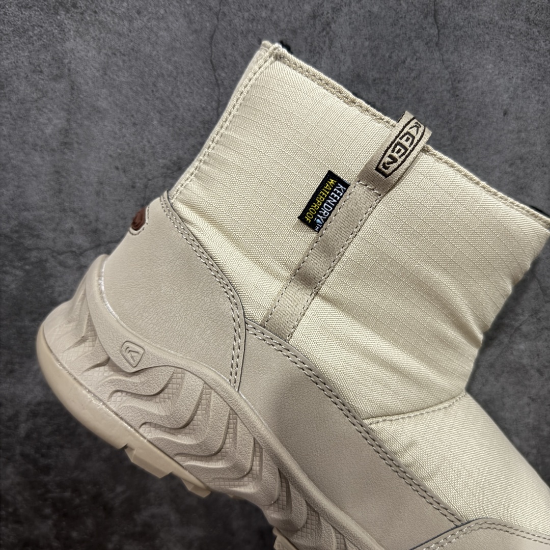 图片[7]-【绿x版】KEEN 科恩Hoodzerra Nxis Wp 圆头 减震耐磨 高帮 户外休闲鞋防水高帮 女鞋 纯原大厂出品 1比1原版打造 原材料gtx防水鞋面 真正做到防水防雾 内里轻绒 适合秋冬季节户外休闲穿搭 防滑耐磨大底 功能性十足 尺码：35.5-39-选品中心