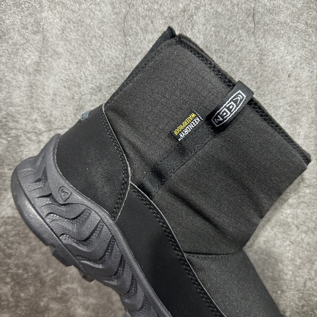 图片[7]-【绿x版】KEEN 科恩Hoodzerra Nxis Wp 圆头 减震耐磨 高帮 户外休闲鞋防水高帮 女鞋 纯原大厂出品 1比1原版打造 原材料gtx防水鞋面 真正做到防水防雾 内里轻绒 适合秋冬季节户外休闲穿搭 防滑耐磨大底 功能性十足 尺码：35.5-39-选品中心