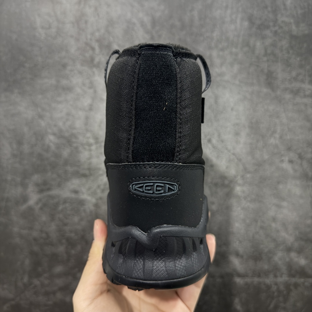 图片[4]-【绿x版】KEEN 科恩Hoodzerra Nxis Wp 圆头 减震耐磨 高帮 户外休闲鞋防水高帮 女鞋 纯原大厂出品 1比1原版打造 原材料gtx防水鞋面 真正做到防水防雾 内里轻绒 适合秋冬季节户外休闲穿搭 防滑耐磨大底 功能性十足 尺码：35.5-39-选品中心