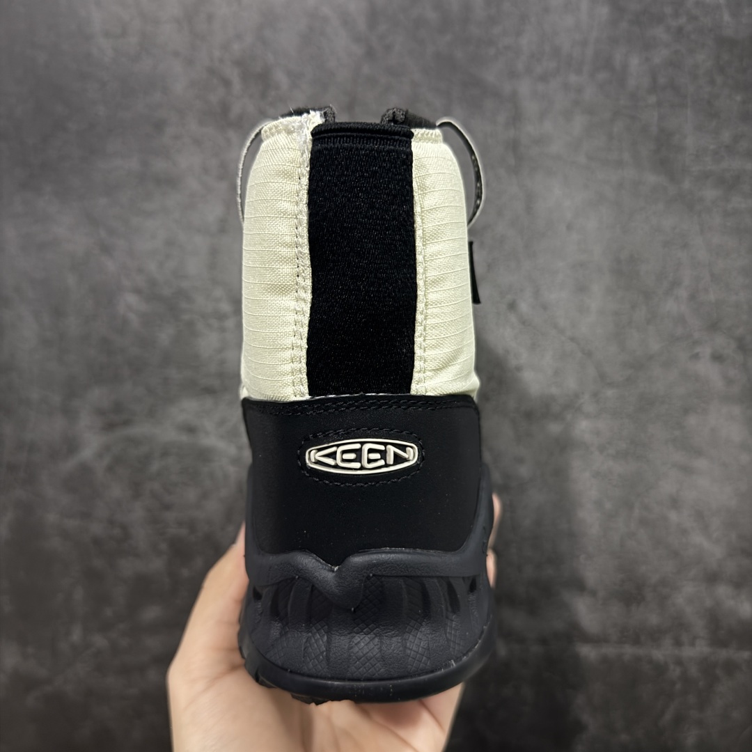 图片[4]-【绿x版】KEEN 科恩Hoodzerra Nxis Wp 圆头 减震耐磨 高帮 户外休闲鞋防水高帮 女鞋 纯原大厂出品 1比1原版打造 原材料gtx防水鞋面 真正做到防水防雾 内里轻绒 适合秋冬季节户外休闲穿搭 防滑耐磨大底 功能性十足 尺码：35.5-39-选品中心