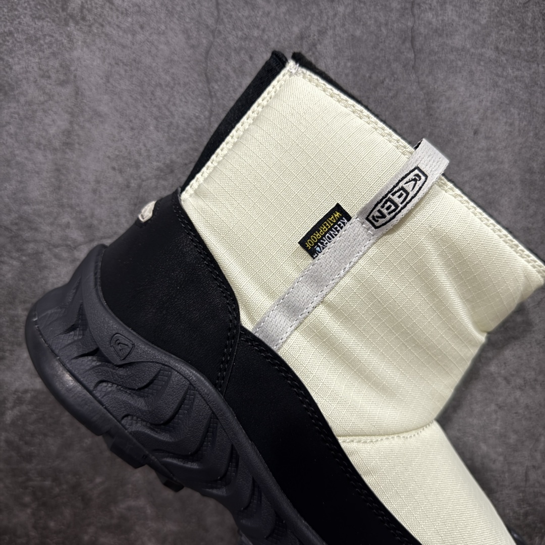 图片[7]-【绿x版】KEEN 科恩Hoodzerra Nxis Wp 圆头 减震耐磨 高帮 户外休闲鞋防水高帮 女鞋 纯原大厂出品 1比1原版打造 原材料gtx防水鞋面 真正做到防水防雾 内里轻绒 适合秋冬季节户外休闲穿搭 防滑耐磨大底 功能性十足 尺码：35.5-39-选品中心