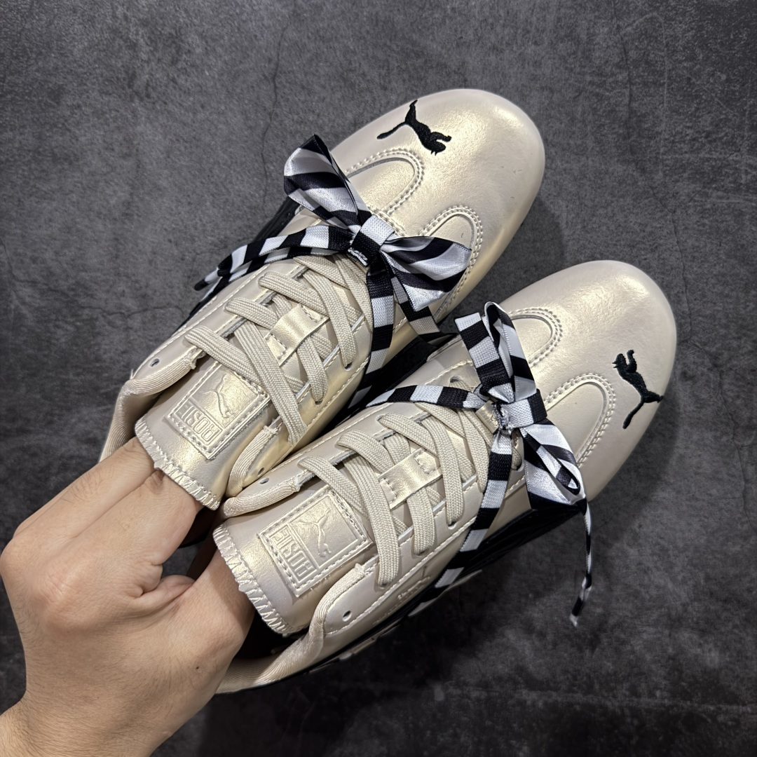 【纯原】ROSE x PUMA彪马 speedcat 舒适百搭芭蕾绑带镂空甜美设计感撞色 生活休闲鞋 女