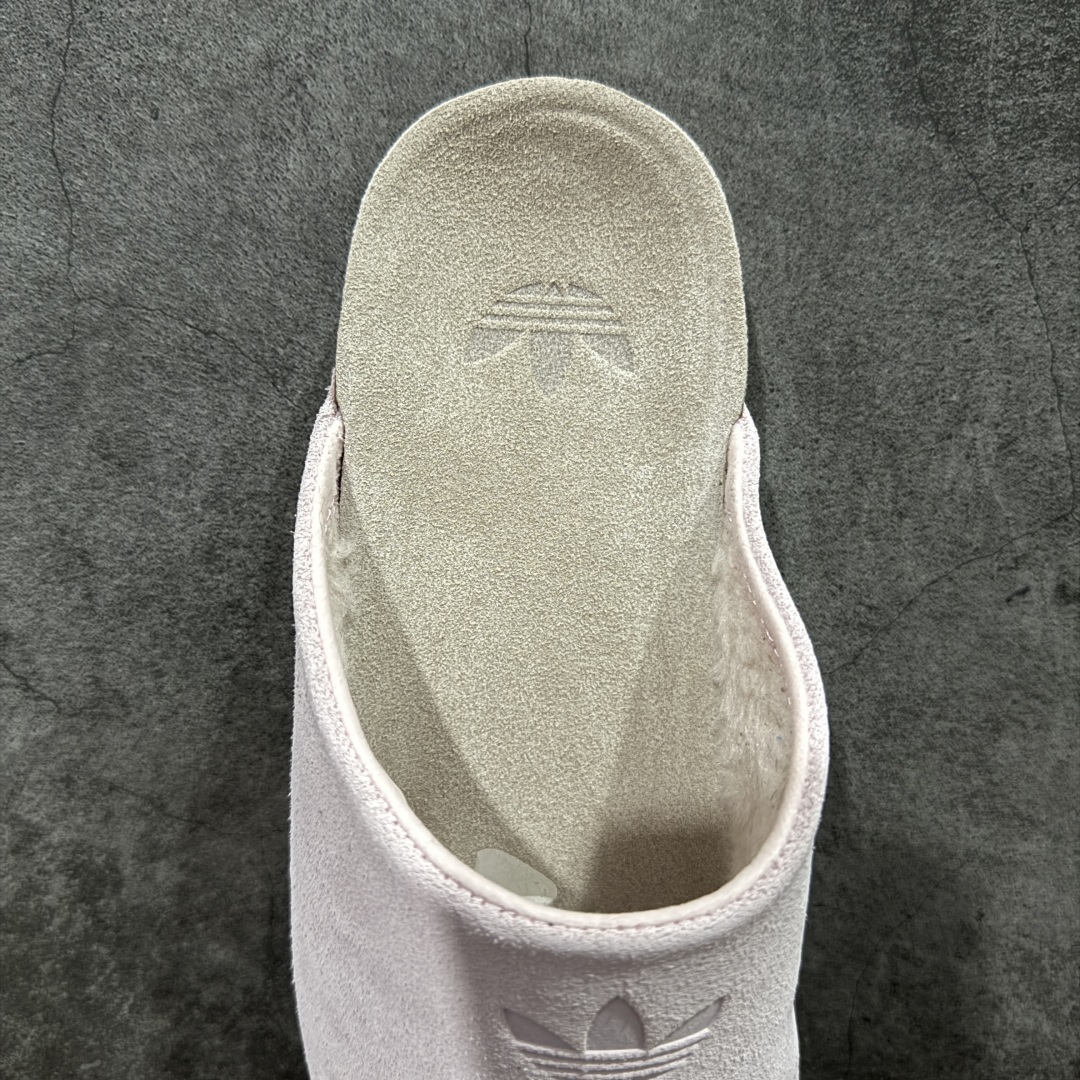 图片[8]-【神版】adidas originals Adimule 阿迪勃肯 粉红色加绒款 舒适百搭 防磨包头一脚蹬拖鞋 货号：JP8731 尺码：35.5-45半码-选品中心