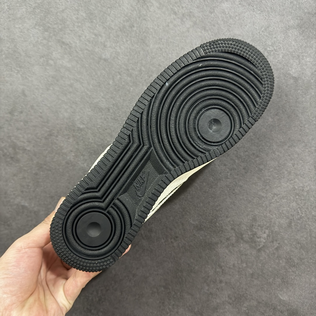 【定制版】Nike Air Force 1'07 Low 联名 米白黑黑红 高端定制 低帮休闲板鞋#定制