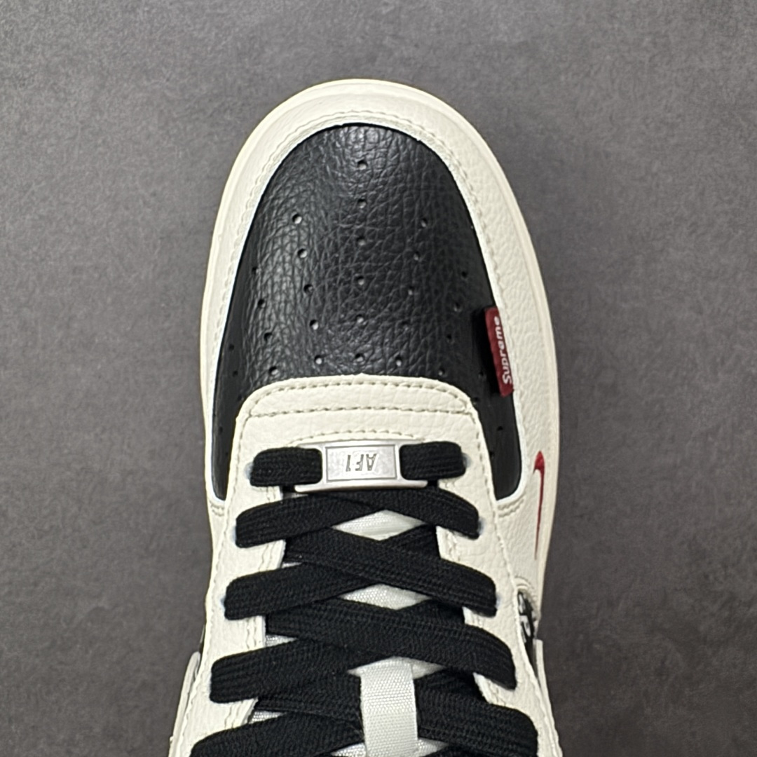 【定制版】Nike Air Force 1'07 Low 联名 米白黑黑红 高端定制 低帮休闲板鞋#定制
