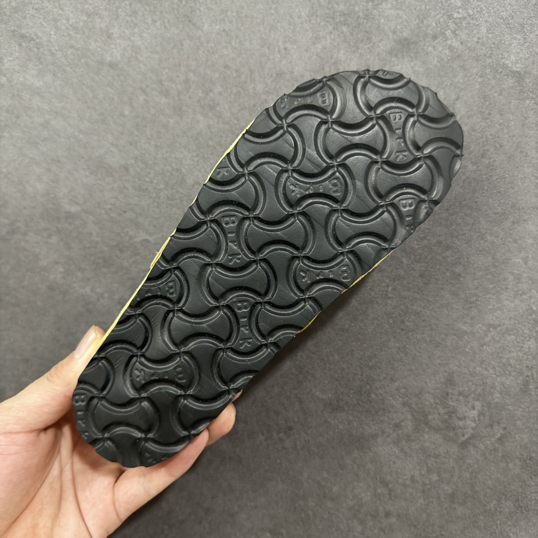 图片[8]-【公司级】博肯Birkenstock London Suede Leather 伦敦系列低帮牛皮绒面革平底复古软木休闲鞋拖鞋 1010503 尺码：35-45 编码：PSB240250-选品中心