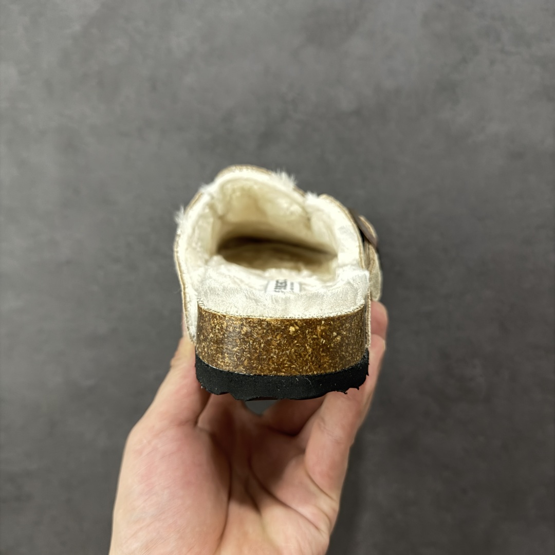 图片[4]-【公司级】博肯Birkenstock London Suede Leather 伦敦系列低帮牛皮绒面革平底复古软木休闲鞋拖鞋 1010503 尺码：35-45 编码：PSB240250-选品中心