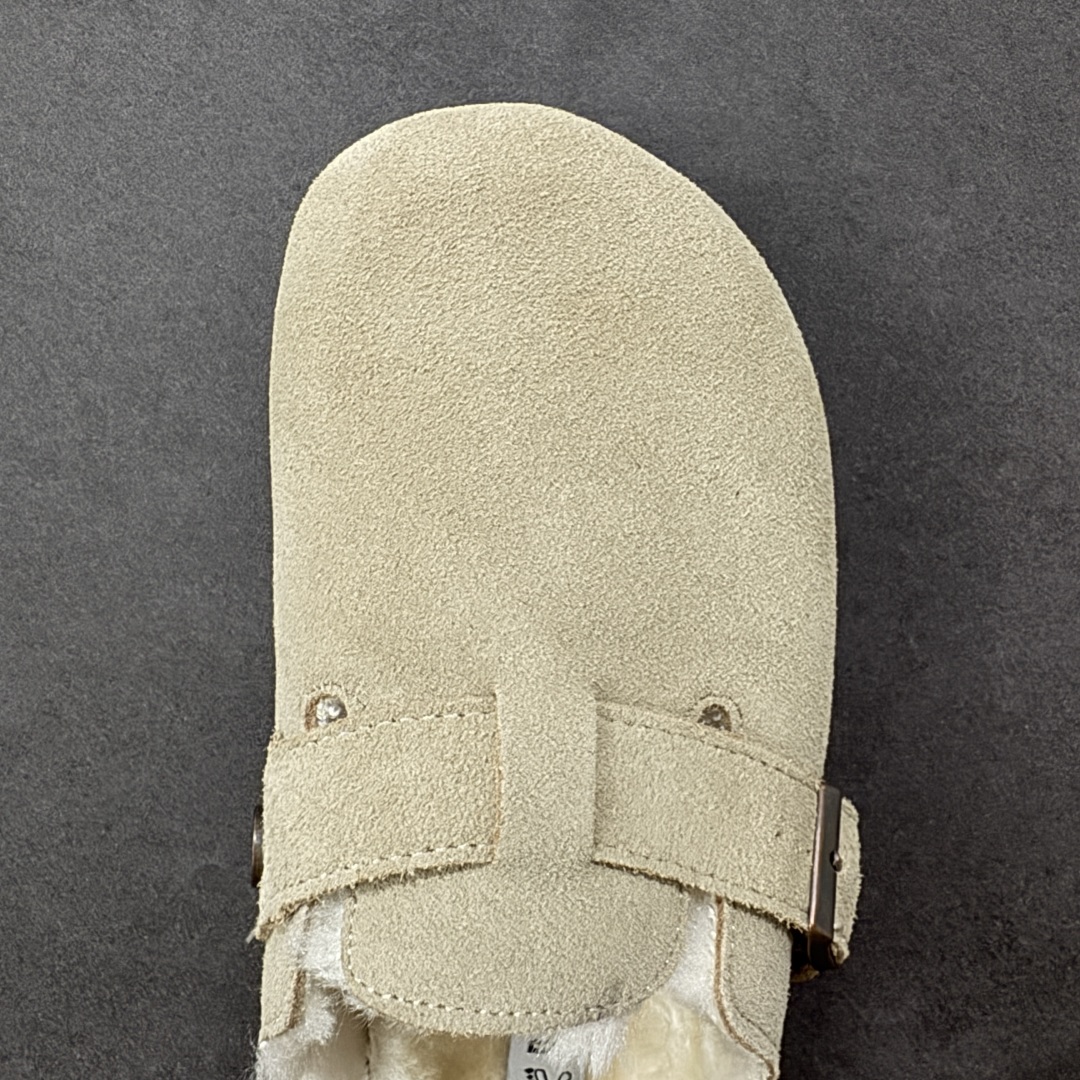 图片[8]-【公司级】博肯Birkenstock London Suede Leather 伦敦系列低帮牛皮绒面革平底复古软木休闲鞋拖鞋 1010503 尺码：35-45 编码：PSB240250-选品中心