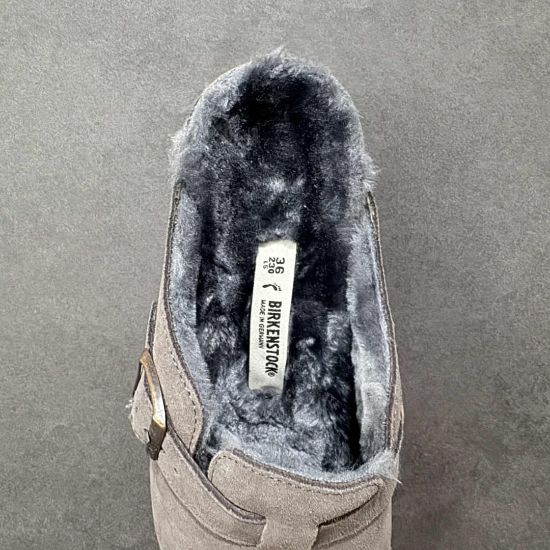 图片[7]-【公司级】博肯Birkenstock London Suede Leather 伦敦系列低帮牛皮绒面革平底复古软木休闲鞋拖鞋 1010503 尺码：35-45 编码：PSB240250-选品中心