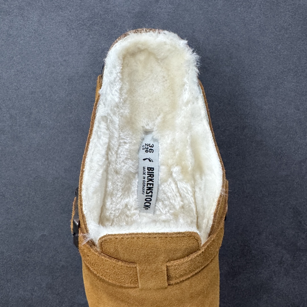 图片[7]-【公司级】博肯Birkenstock London Suede Leather 伦敦系列低帮牛皮绒面革平底复古软木休闲鞋拖鞋 1010503 尺码：35-45 编码：PSB240250-选品中心
