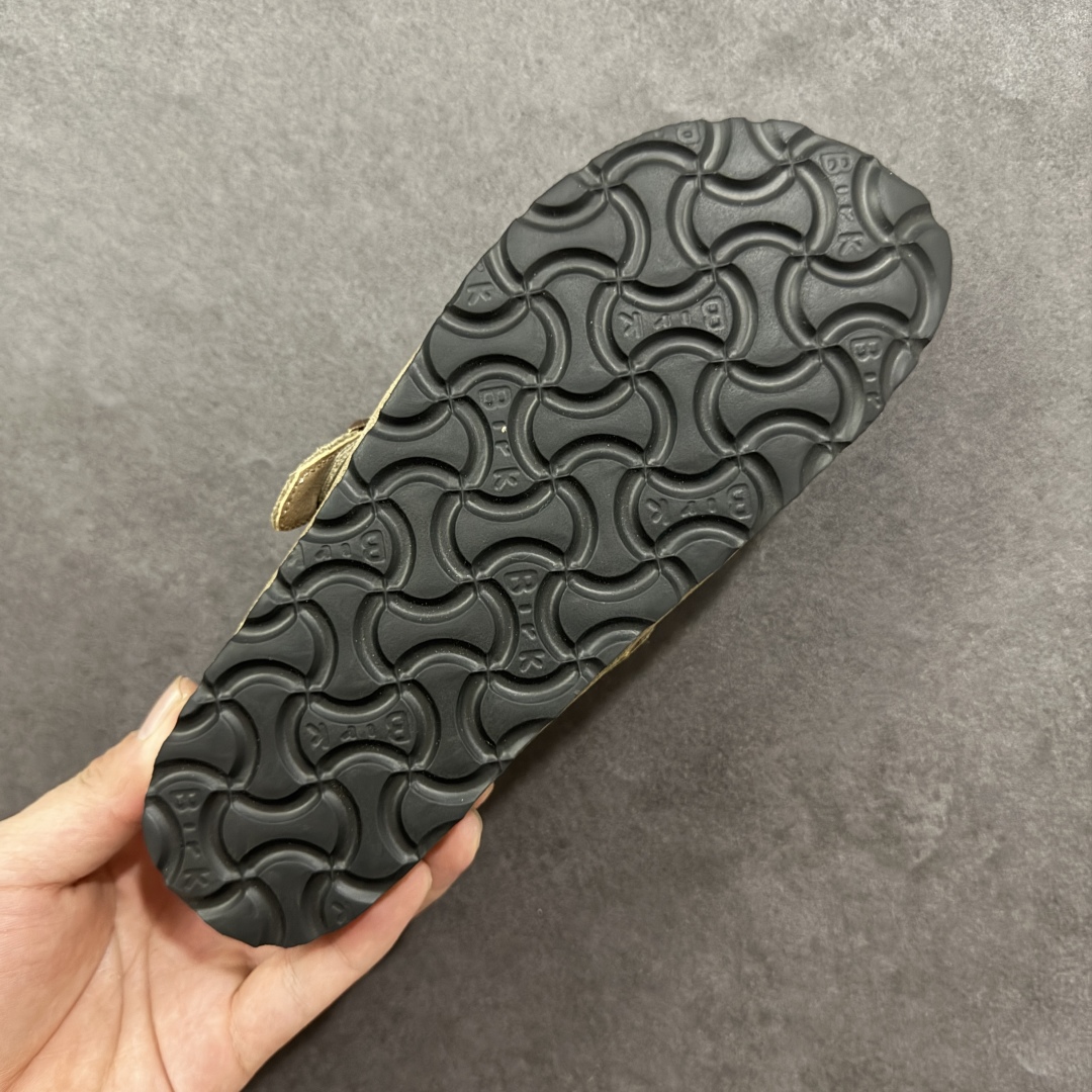 图片[9]-【公司级】博肯Birkenstock London Suede Leather 伦敦系列低帮牛皮绒面革平底复古软木休闲鞋拖鞋 1010503 尺码：35-45 编码：PSB240250-选品中心