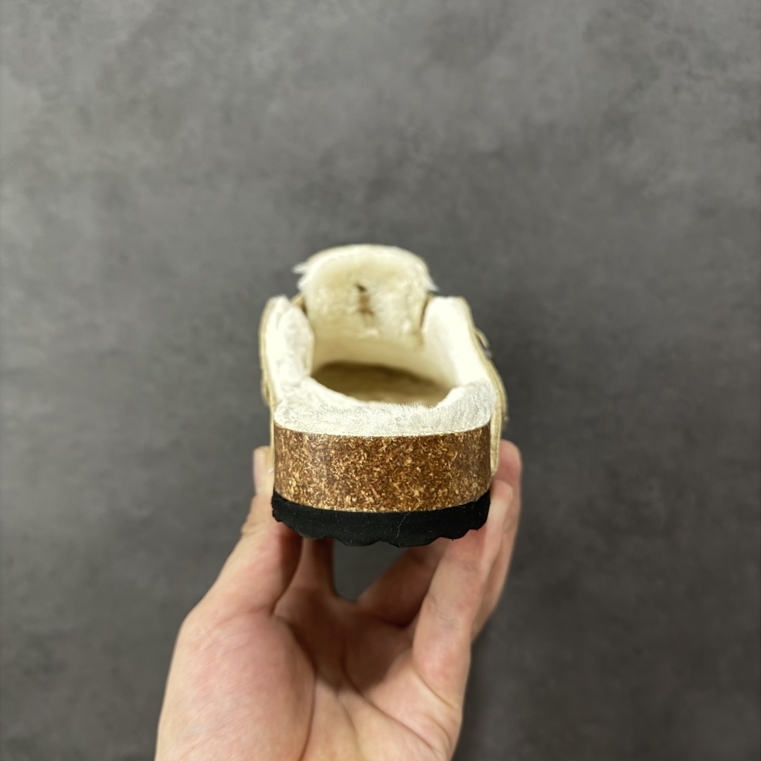 图片[4]-【公司级】博肯Birkenstock London Suede Leather 伦敦系列低帮牛皮绒面革平底复古软木休闲鞋拖鞋 1010503 尺码：35-45 编码：PSB240250-选品中心