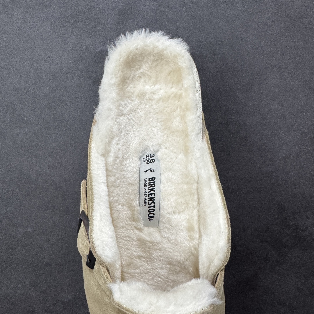 图片[7]-【公司级】博肯Birkenstock London Suede Leather 伦敦系列低帮牛皮绒面革平底复古软木休闲鞋拖鞋 1010503 尺码：35-45 编码：PSB240250-选品中心