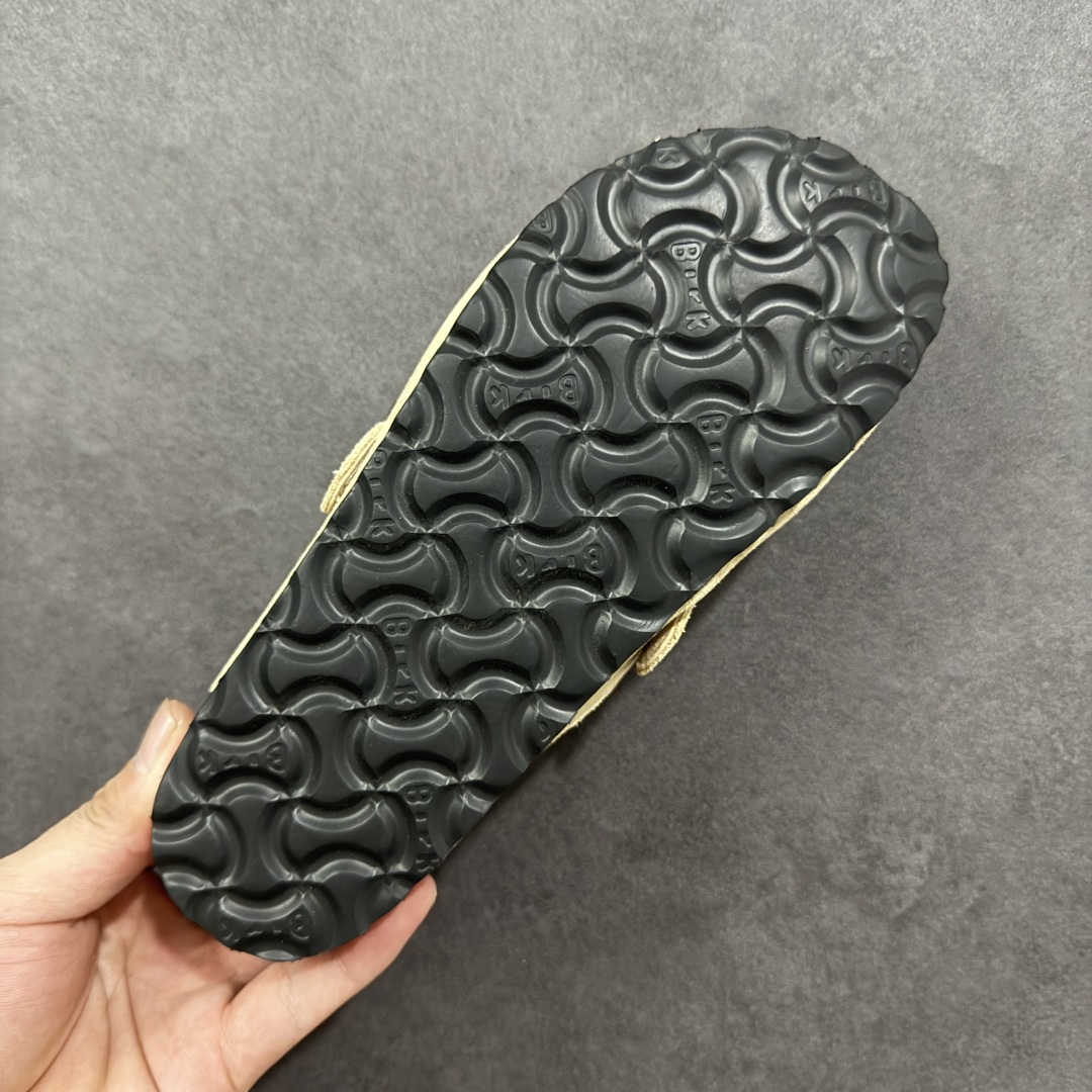 图片[9]-【公司级】博肯Birkenstock London Suede Leather 伦敦系列低帮牛皮绒面革平底复古软木休闲鞋拖鞋 1010503 尺码：35-45 编码：PSB240250-选品中心