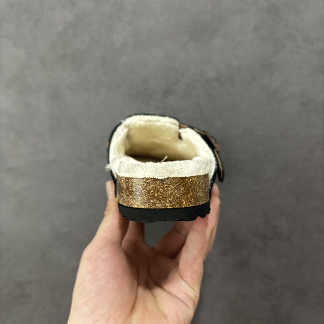 图片[4]-【公司级】博肯Birkenstock London Suede Leather 伦敦系列低帮牛皮绒面革平底复古软木休闲鞋拖鞋 1010503 尺码：35-45 编码：PSB240250-选品中心