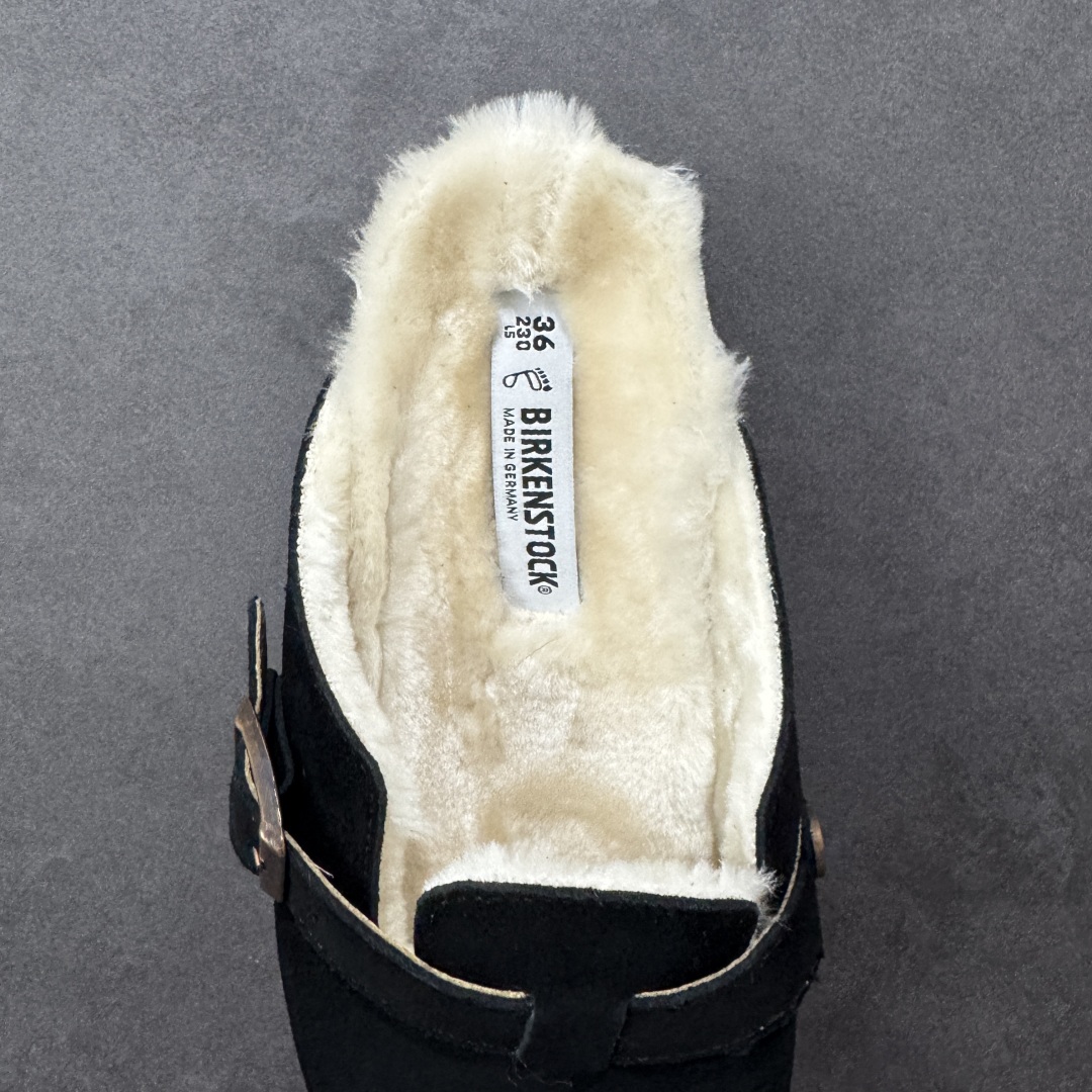 图片[7]-【公司级】博肯Birkenstock London Suede Leather 伦敦系列低帮牛皮绒面革平底复古软木休闲鞋拖鞋 1010503 尺码：35-45 编码：PSB240250-选品中心