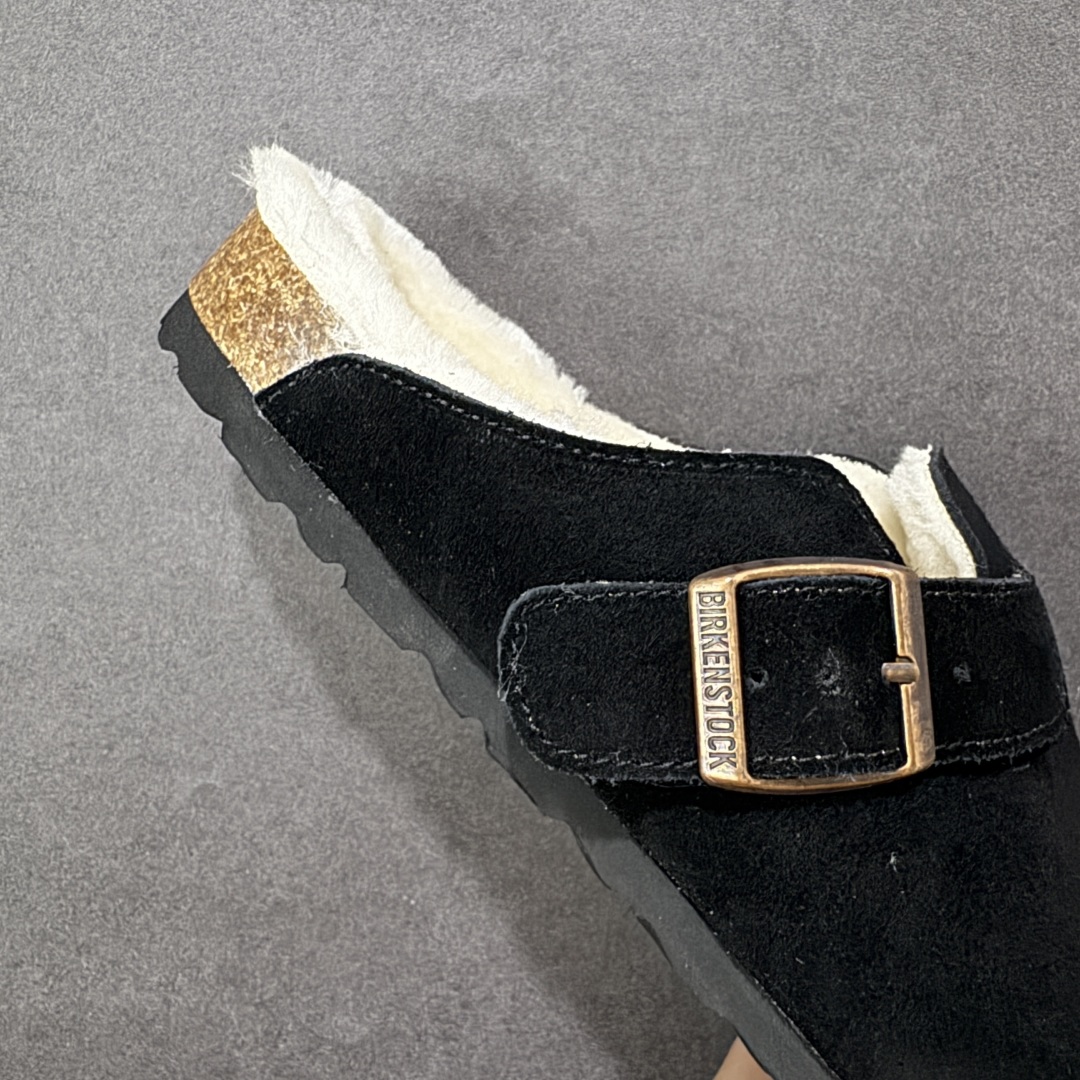 图片[6]-【公司级】博肯Birkenstock London Suede Leather 伦敦系列低帮牛皮绒面革平底复古软木休闲鞋拖鞋 1010503 尺码：35-45 编码：PSB240250-选品中心