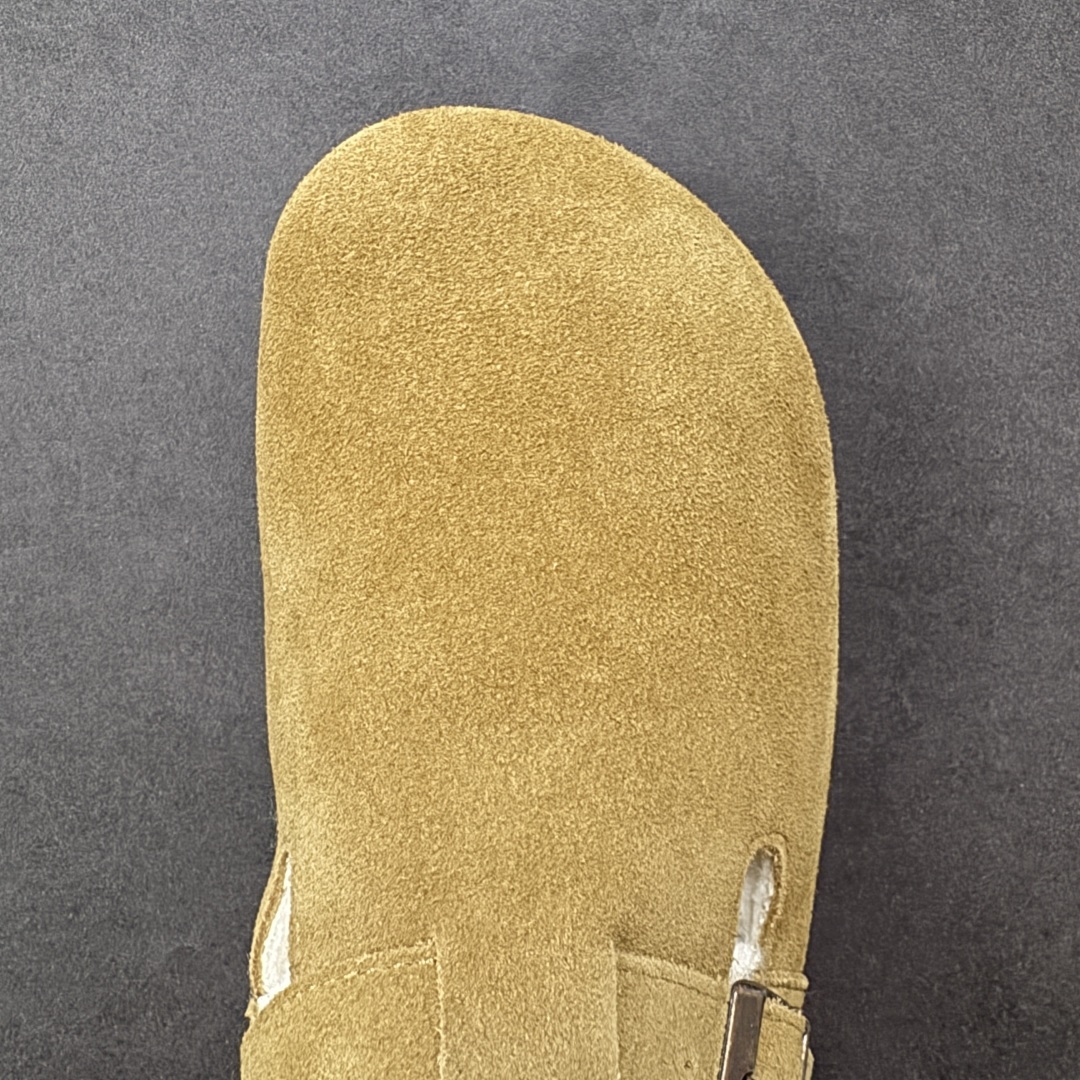 图片[8]-【公司级】博肯Birkenstock London Suede Leather 伦敦系列低帮牛皮绒面革平底复古软木休闲鞋 1010503 尺码：35-45 编码：PSB240250-选品中心