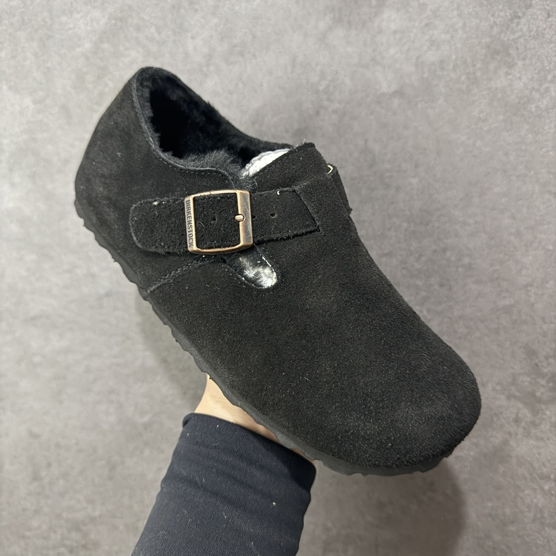 【纯原】博肯Birkenstock London Suede Leather 伦敦系列低帮牛皮绒面革平底