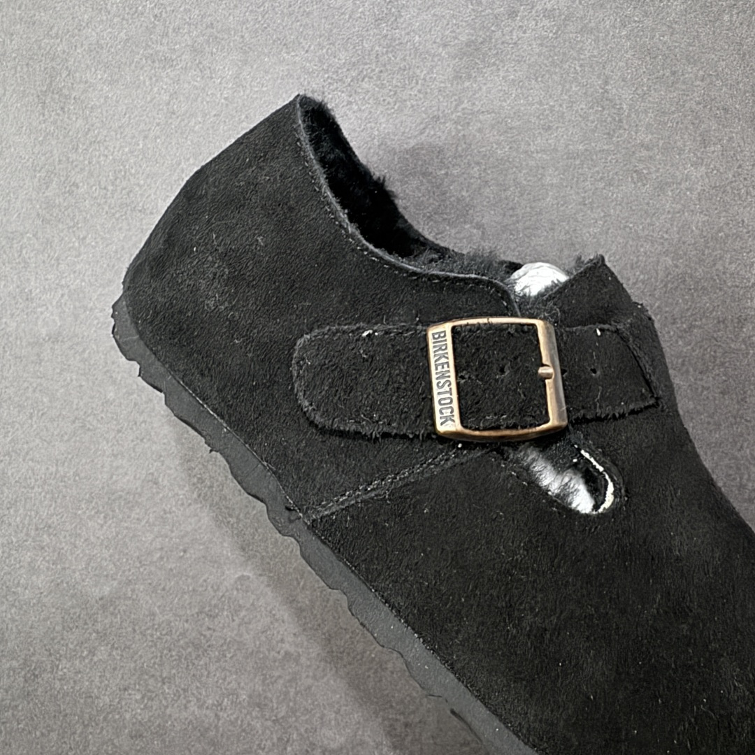 【纯原】博肯Birkenstock London Suede Leather 伦敦系列低帮牛皮绒面革平底
