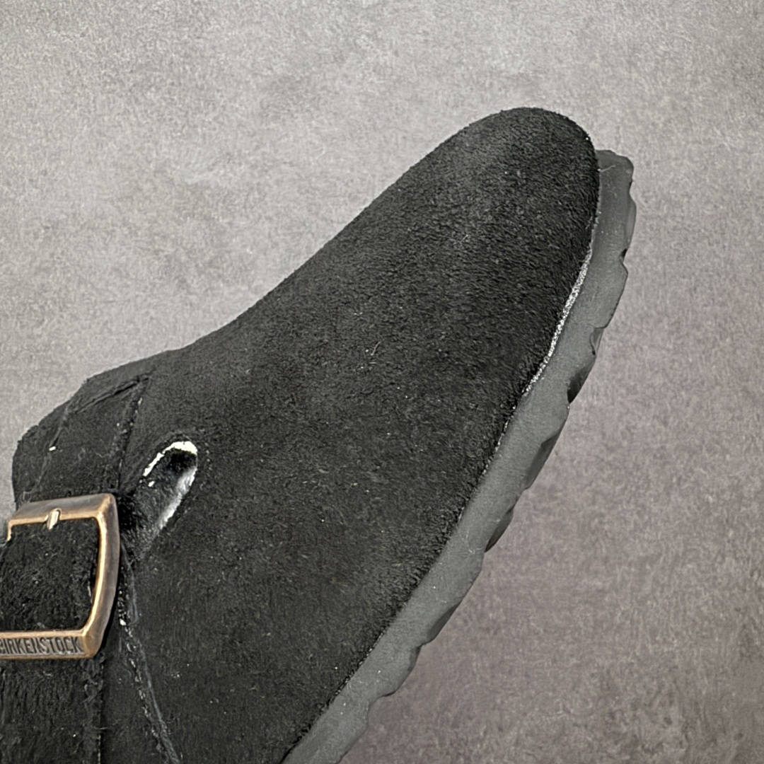 【纯原】博肯Birkenstock London Suede Leather 伦敦系列低帮牛皮绒面革平底