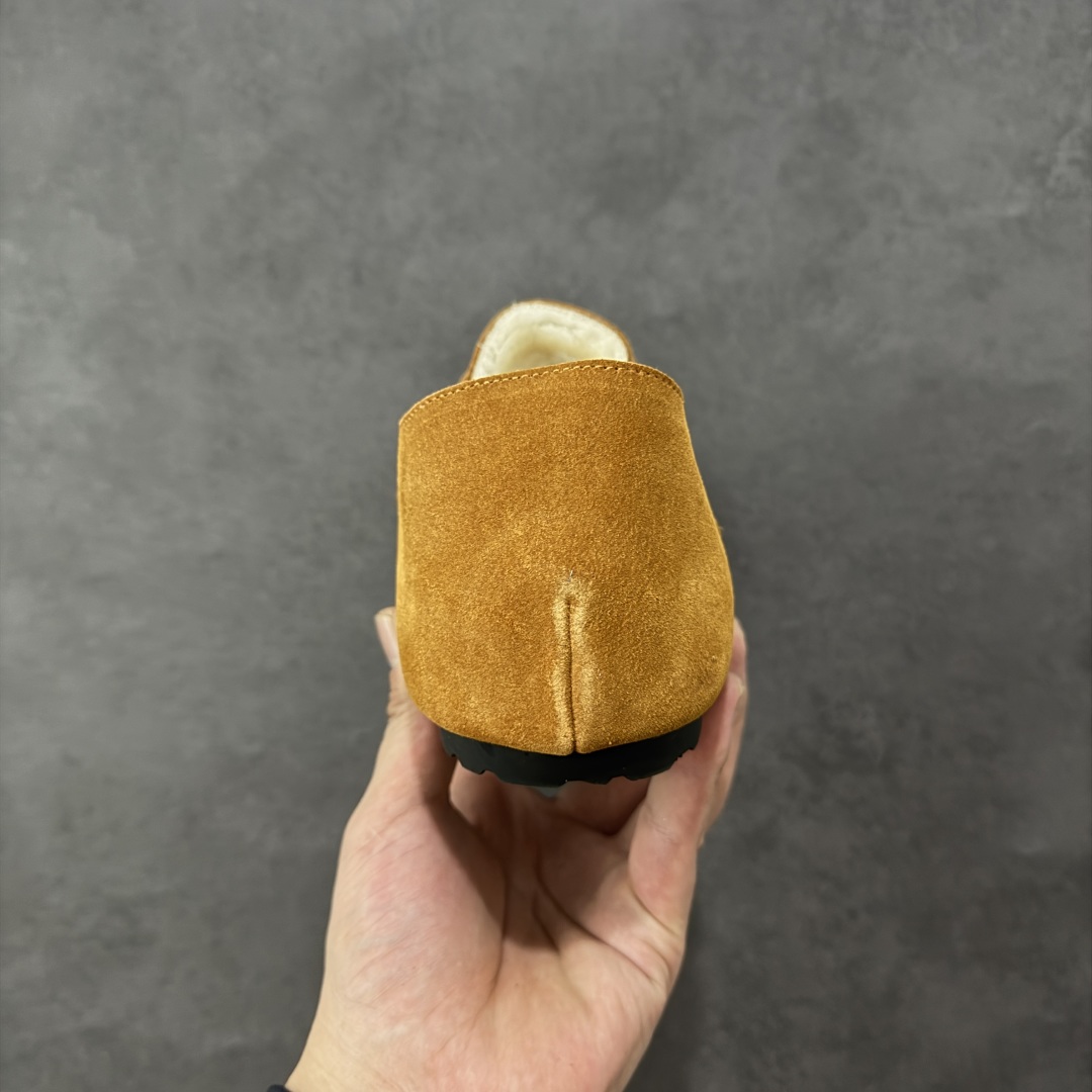 图片[4]-【公司级】博肯Birkenstock London Suede Leather 伦敦系列低帮牛皮绒面革平底复古软木休闲鞋 1010503 尺码：35-45 编码：PSB240250-选品中心