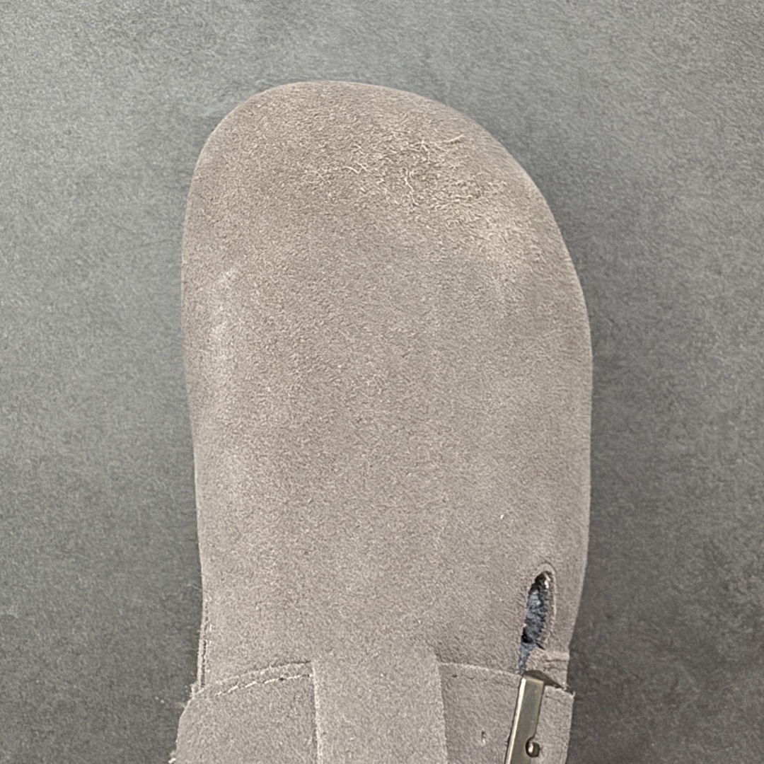 图片[8]-【公司级】博肯Birkenstock London Suede Leather 伦敦系列低帮牛皮绒面革平底复古软木休闲鞋 1010503 尺码：35-45 编码：PSB240250-选品中心