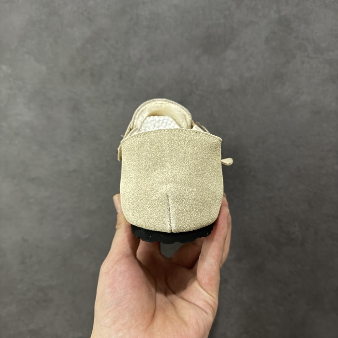 图片[4]-【公司级】博肯Birkenstock London Suede Leather 伦敦系列低帮牛皮绒面革平底复古软木休闲鞋 1010503 尺码：35-45 编码：PSB240250-选品中心