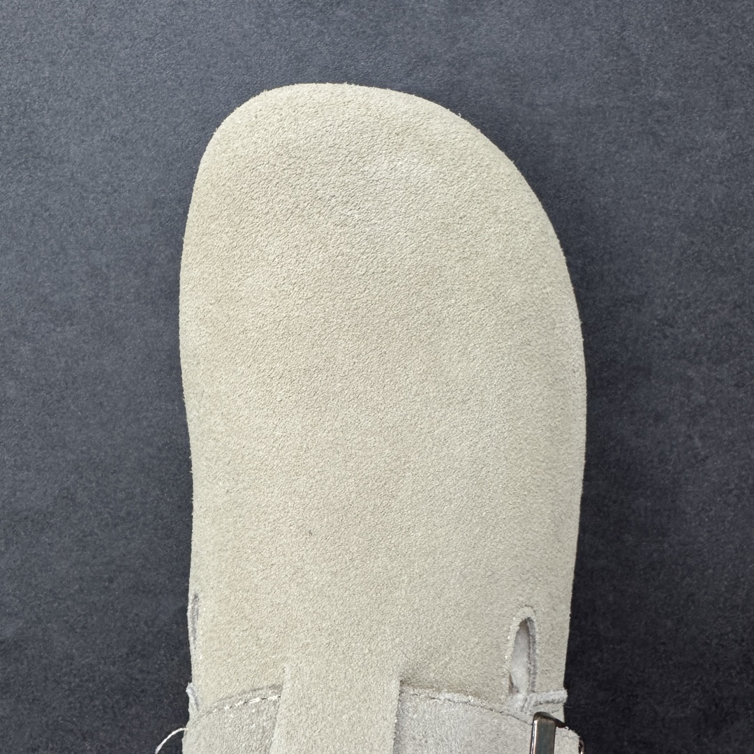 图片[8]-【公司级】博肯Birkenstock London Suede Leather 伦敦系列低帮牛皮绒面革平底复古软木休闲鞋 1010503 尺码：35-45 编码：PSB240250-选品中心