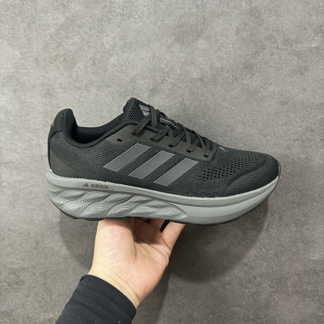 【公司级】Adidas Fresh Foam 网面透气减震防滑耐磨低帮跑步鞋 货号：B25812 尺码：40-45-选品中心