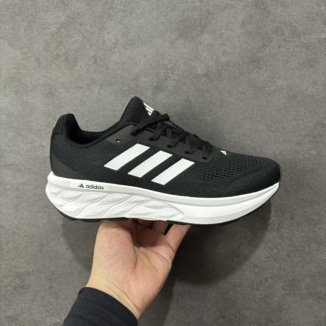 【公司级】Adidas Fresh Foam 网面透气减震防滑耐磨低帮跑步鞋 货号：B25211 尺码：36-45-选品中心